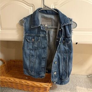 Woman’s Blue Denim Vest
